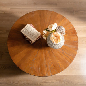Vintage Style Bucket Shaped Coffee Table-4