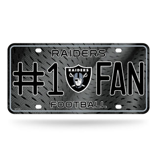 Las Vegas Raiders License Plate #1 Fan - Team Spirit Store USA 
