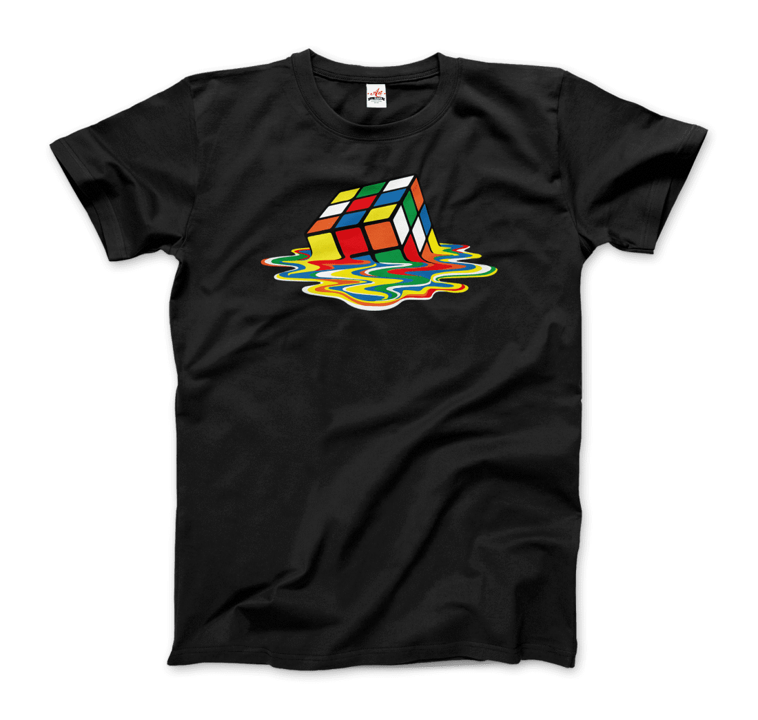 Rubick's Cube Melting Short Sleeve T-Shirt - Team Spirit Store USA 