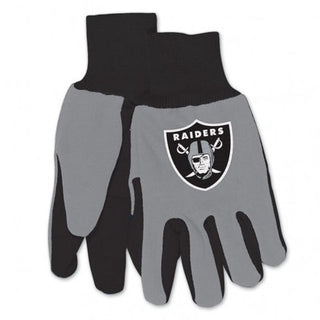 Las Vegas Raiders Two Tone Adult Size Gloves - Team Spirit Store USA 