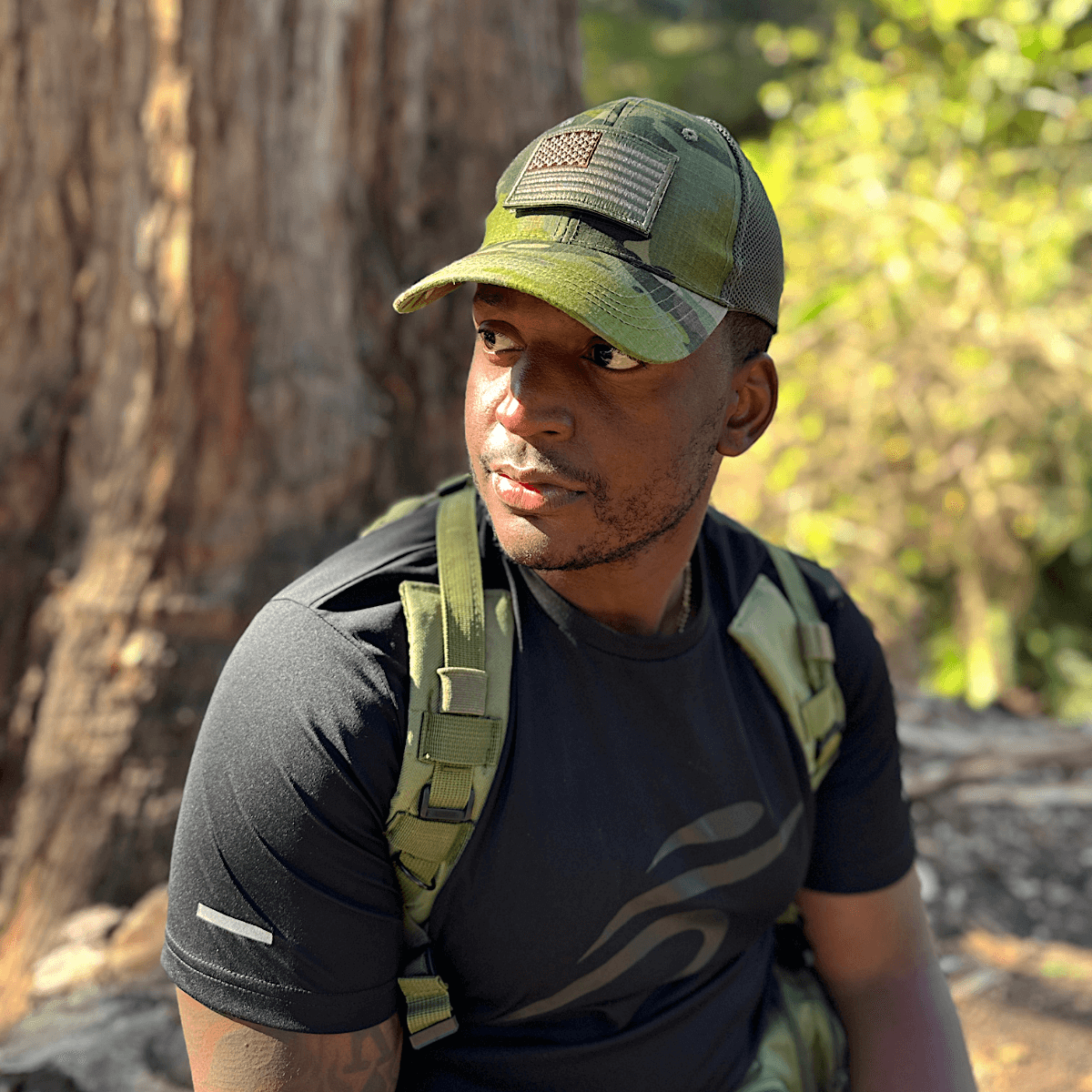 Tactical-Style Patch Hat with Adjustable Strap-12