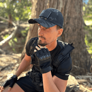 Tactical-Style Patch Hat with Adjustable Strap-6
