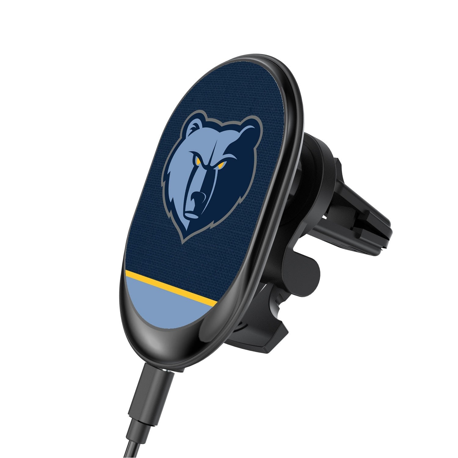 Memphis Grizzlies Solid Wordmark Wireless Car Charger-0
