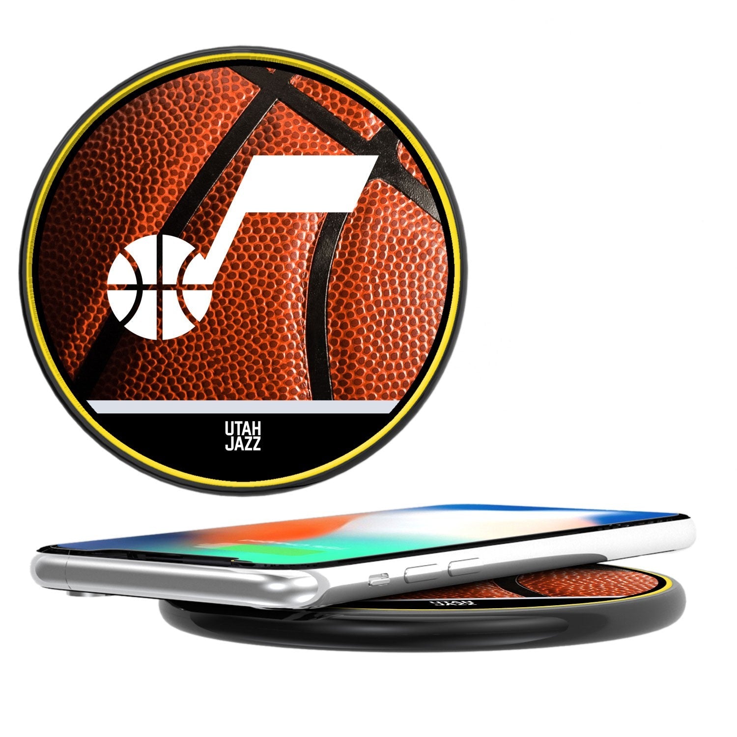 Utah Jazz Basketball 10-Watt Wireless Charger-0