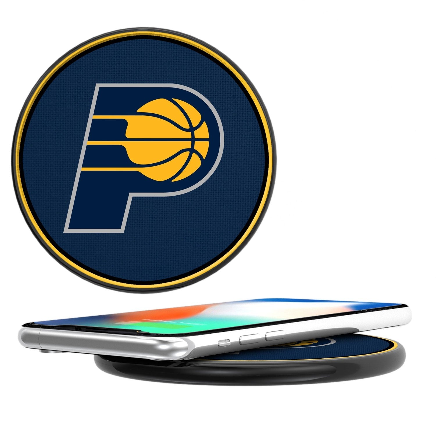 Indiana Pacers Solid 10-Watt Wireless Charger-0