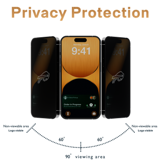 Buffalo Bills Etched Privacy Screen Protector-1