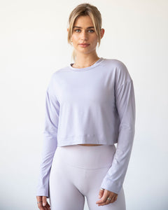 Go With The Flow Crop Long Sleeve - Team Spirit Store USA 