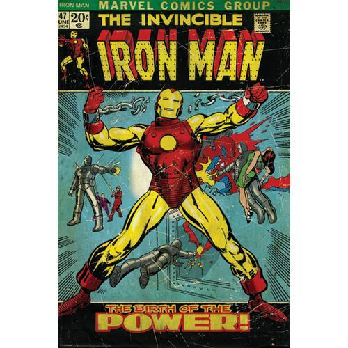 Iron Man Comic Book 24x36 Premium Poster - Team Spirit Store USA 