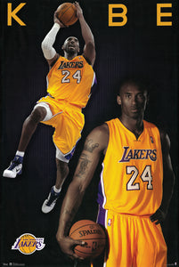 Los Angeles Lakers Kobe Bryant Legends 24x36 Premium Poster - Team Spirit Store USA 