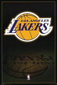 Los Angeles Lakers Iconic Logo 24x36 Premium Poster - Team Spirit Store USA 
