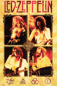 Led Zeppelin On Tour 24x36 Premium Poster - Team Spirit Store USA 