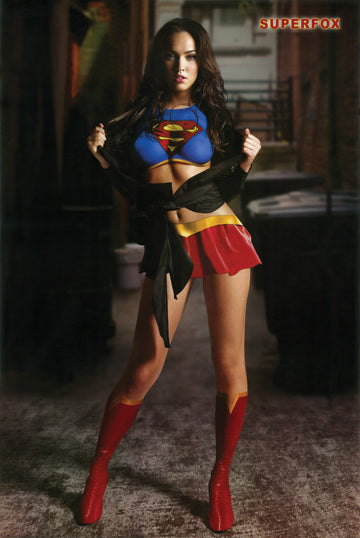 Megan Fox Superfox 24x36 Premium Poster - Team Spirit Store USA 