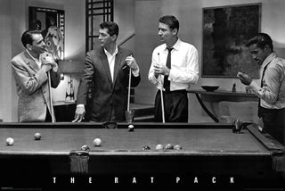 The Rat Pack Pool Scene 24x36 Premium Poster - Team Spirit Store USA 