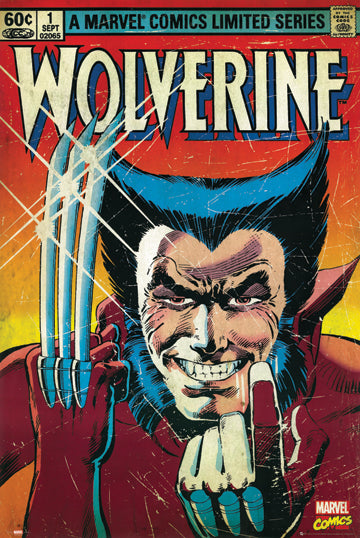 Marvel Comics Wolverine 24x36 Premium Poster - Team Spirit Store USA 
