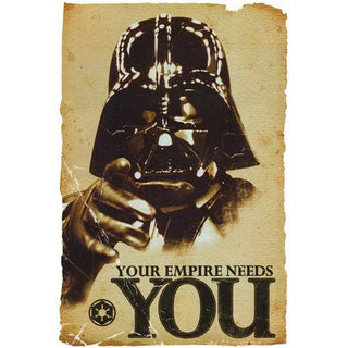 Star Wars Darth Wants You 24x36 Premium Poster - Team Spirit Store USA 
