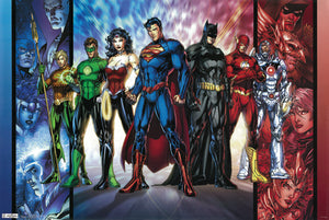 DC Comics Heroes 24x36 Premium Poster - Team Spirit Store USA 
