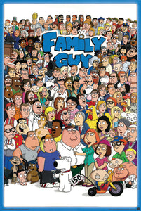 Family Guy Characters 24x36 Premium Poster - Team Spirit Store USA 