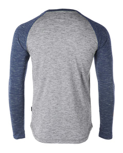 Athletic Fit Baseball Retro Contrast Long Sleeve Raglan T-Shirt - Team Spirit Store USA 