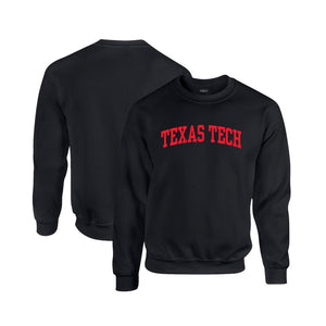 Official NCAA Texas Tech Red Raiders TTCH01 Mens Pullover Crewneck Sweatshirt - Team Spirit Store USA 