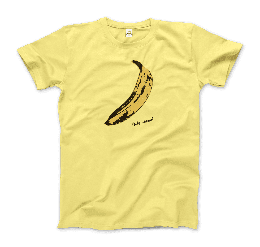 Andy Warhol's Banana 1967 Pop Art T-Shirt - Team Spirit Store USA 