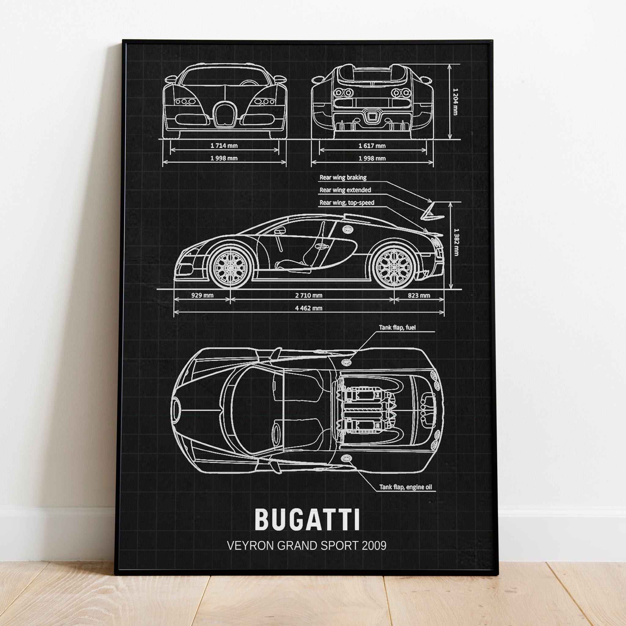 Bugatti Premium Poster - Team Spirit Store USA 