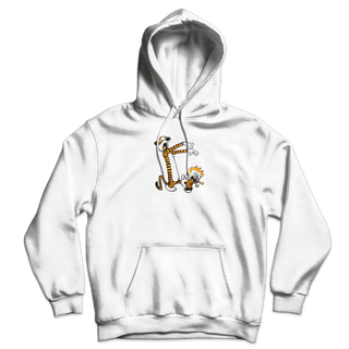 Calvin and Hobbes Playing Zombies Unisex Hoodie-5