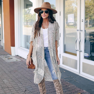 Maze Kimono Half Length Sleeves - Team Spirit Store USA 