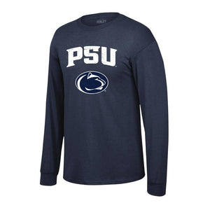 Official NCAA Penn State Nittany Lions PNST03 Mens Crewneck Long Sleeve Tshirt - Team Spirit Store USA 