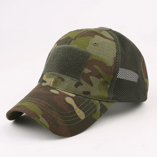 Military-Style Tactical Patch Hat Adjustable Strap - Team Spirit Store USA 