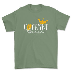 Caffeine Queen Short Sleeve T-Shirt - Team Spirit Store USA 