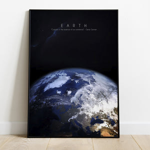 Earth The Blue Planet Premium Poster - Team Spirit Store USA 