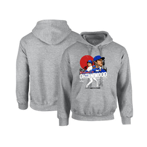MLBPA - Major League Baseball Shohei Ohtani - MLBOHT3006 Mens / Womens Boyfriend Fit Hooded Sweatshirt-0