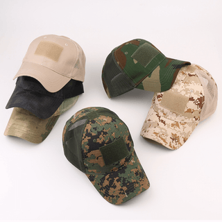 Tactical-Style Patch Hat with Adjustable Strap-38