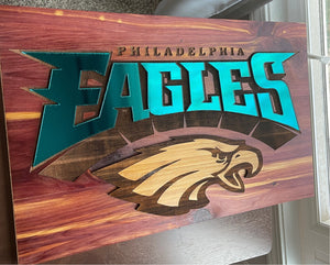 Philadelphia Eagles Plaque / Sign-6