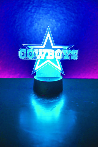 Dallas Cowboys Desktop Light | Football Team Decor-2