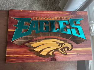 Philadelphia Eagles Plaque / Sign-1