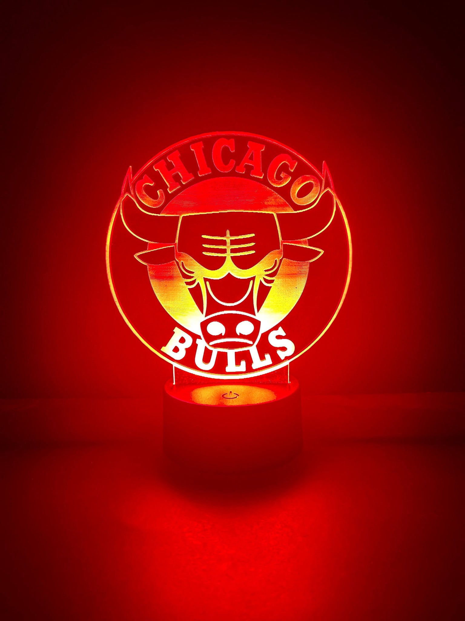Chicago Bulls Basketball Light-Up Desktop Sign-0