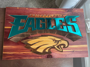Philadelphia Eagles Plaque / Sign-8