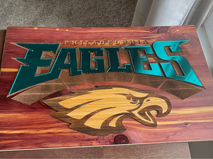 Philadelphia Eagles Plaque / Sign-9
