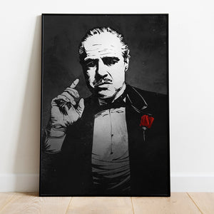 The Godfather Don Corleone Premium Poster - Team Spirit Store USA 