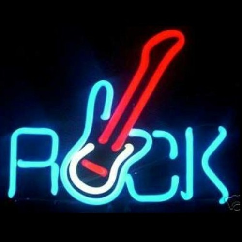 Guitar Rock Neon Sculpture - Team Spirit Store USA 