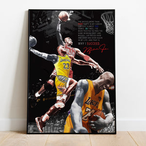 Chicago Bulls Michael Jordan Tribute Premium Poster - Team Spirit Store USA 