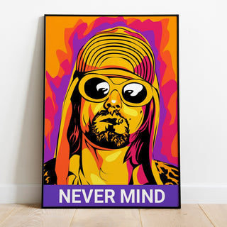 Kurt Cobain Never Mind Premium Poster - Team Spirit Store USA 
