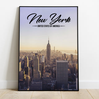 New York Skyline Premium Poster - Team Spirit Store USA 
