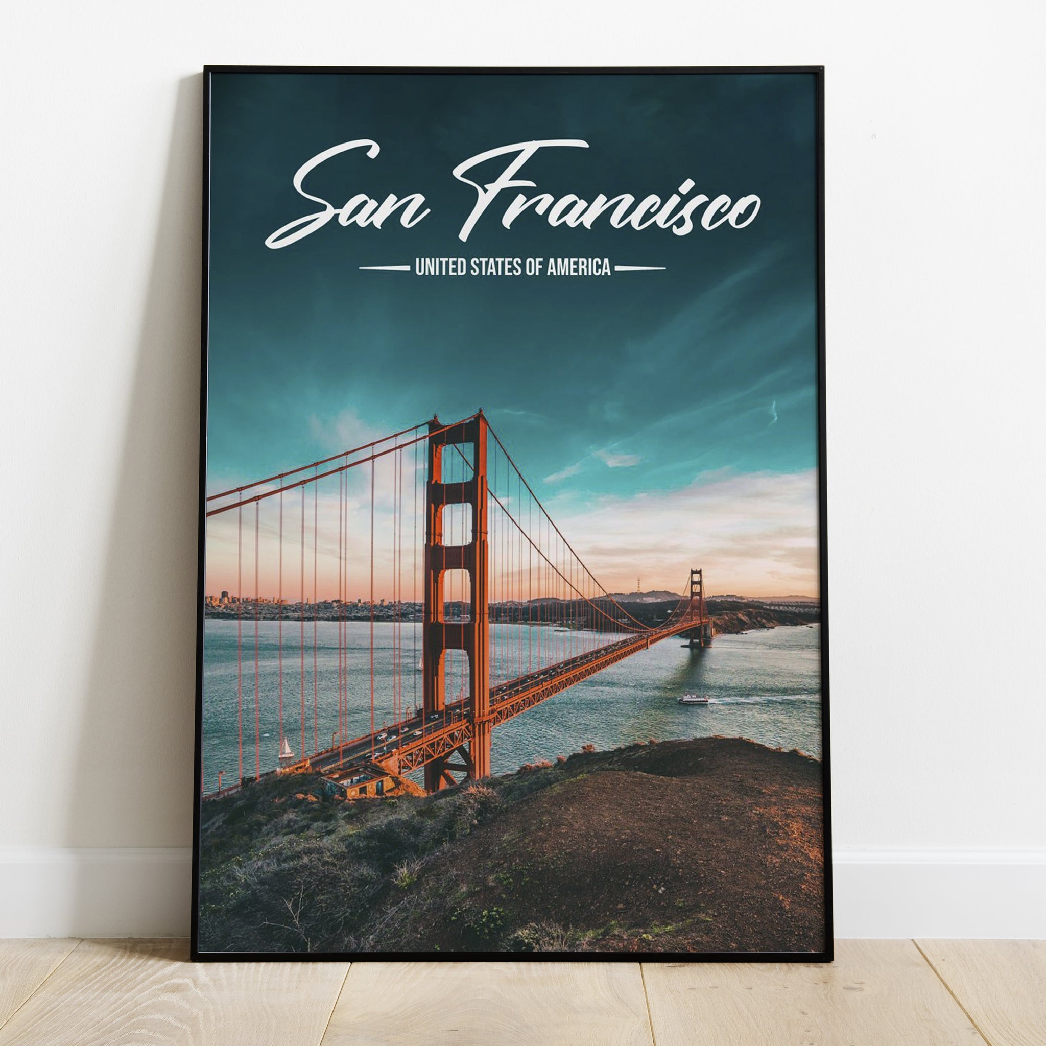 San Francisco Golden Gate Premium Poster - Team Spirit Store USA 