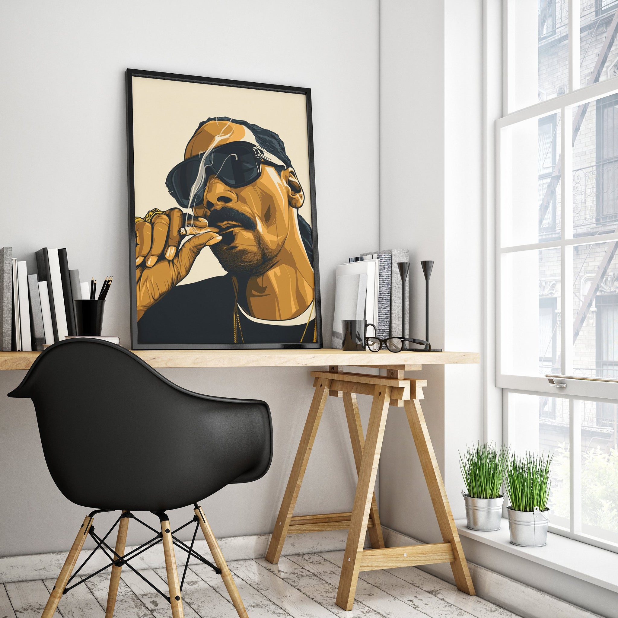 Snoop Dogg Smokin' Premium Poster - Team Spirit Store USA 