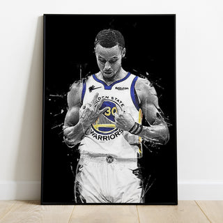 Golden State Warriors Steph Curry Premium Poster - Team Spirit Store USA 