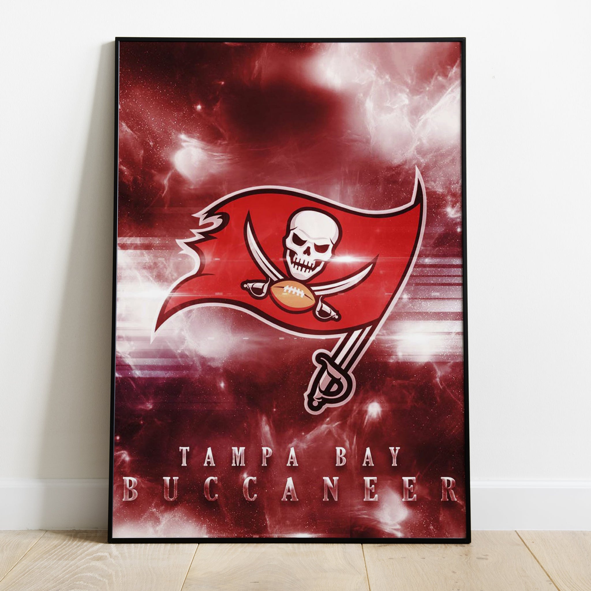 Tampa Bay Buccaneers Logo Art Premium Poster - Team Spirit Store USA 